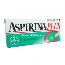 ASPIRINA PLUS 500/50 MG 20 COMP