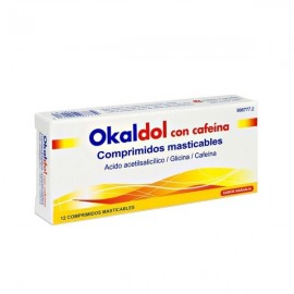 Okaldol Cafeina 12 comp Masticables