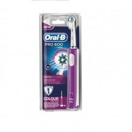 Oral-B CrossAction Pro 600 cepillo eléctrico morado 1ud