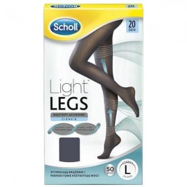Dr Scholl medias light legs 20DEN color negro talla L 1ud
