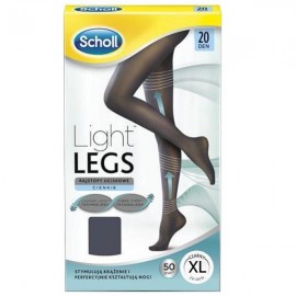 Dr Scholl medias light legs 20DEN color negro talla XL 1ud