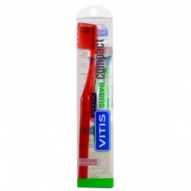 Vitis Compact cepillo dental adulto suave 1ud