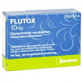 pastillas para la tos flutox 20 grageas