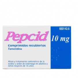 pepcid 10 mg famotidina 12 comprimidos
