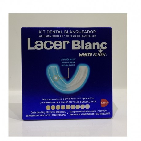 kit blanqueador white flash Lacer