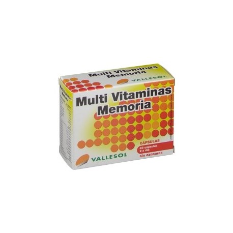 Vallesol Multi Vitaminas Memoria 40 capsulas