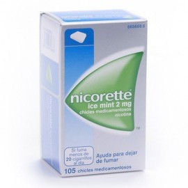 nicorette ice mint 105 chicles