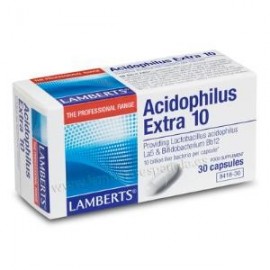 LAMBERTS ACIDOFILUS extra 10 (REFRIGERACION) 30cap.