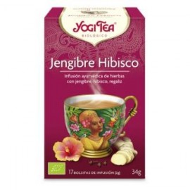 YOGI TEA HIBISCO y JENGIBRE de YOGI TEA, 17infusiones