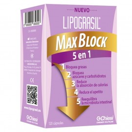 LOPOGRASIL MAX BLOCK 5 EN 1 120 CAPSULAS