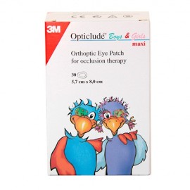 OPTICLUDE PARCHE OCULAR DIBUJOS MAXI 30 PARCHES