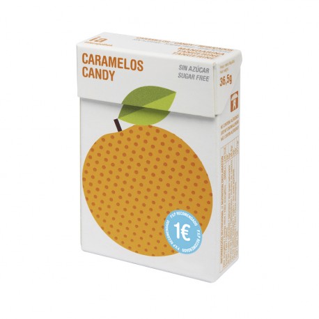 Balmelos caramelos caja Interapothek sabor mandarina